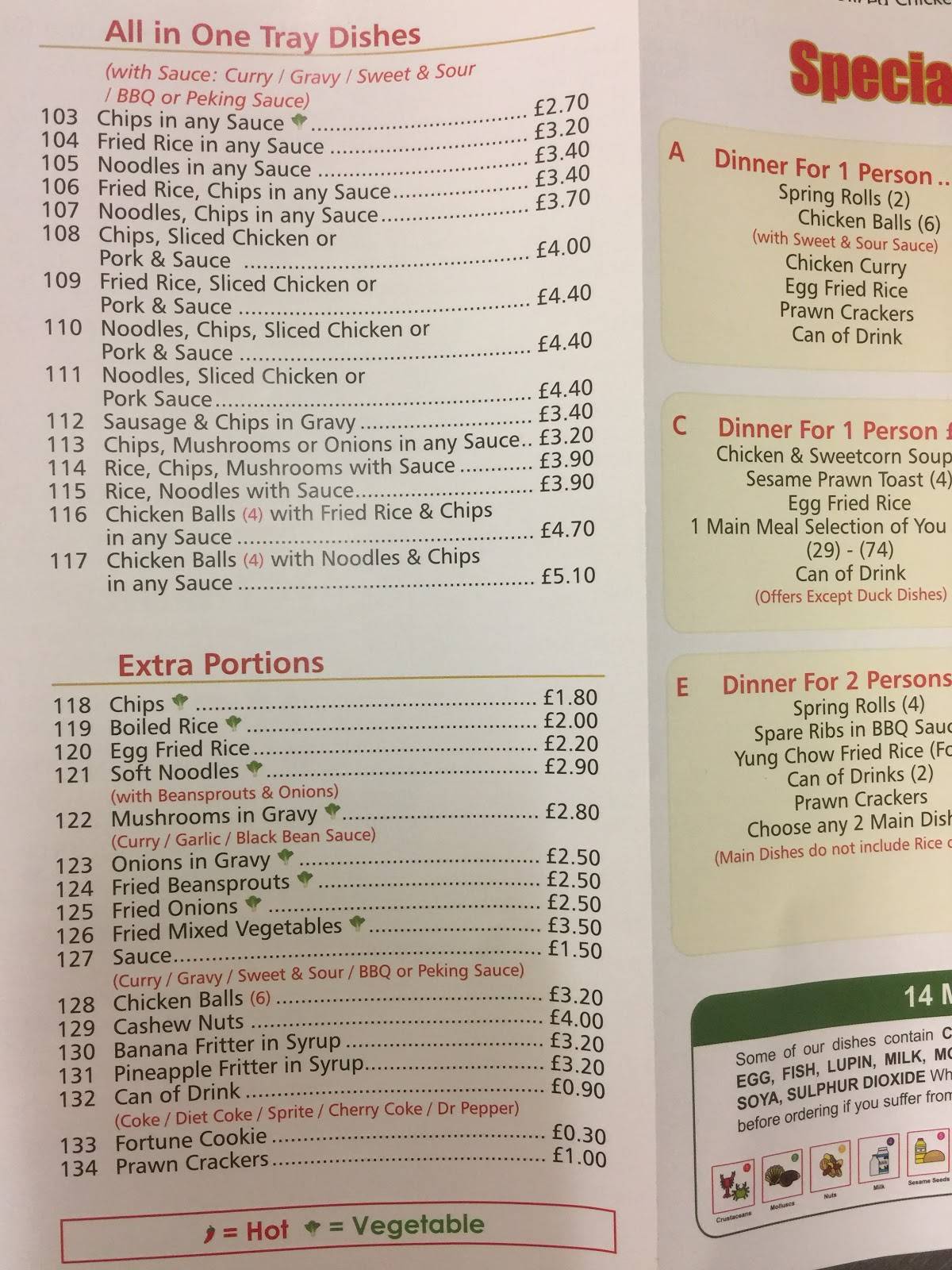 Canton Chef меню