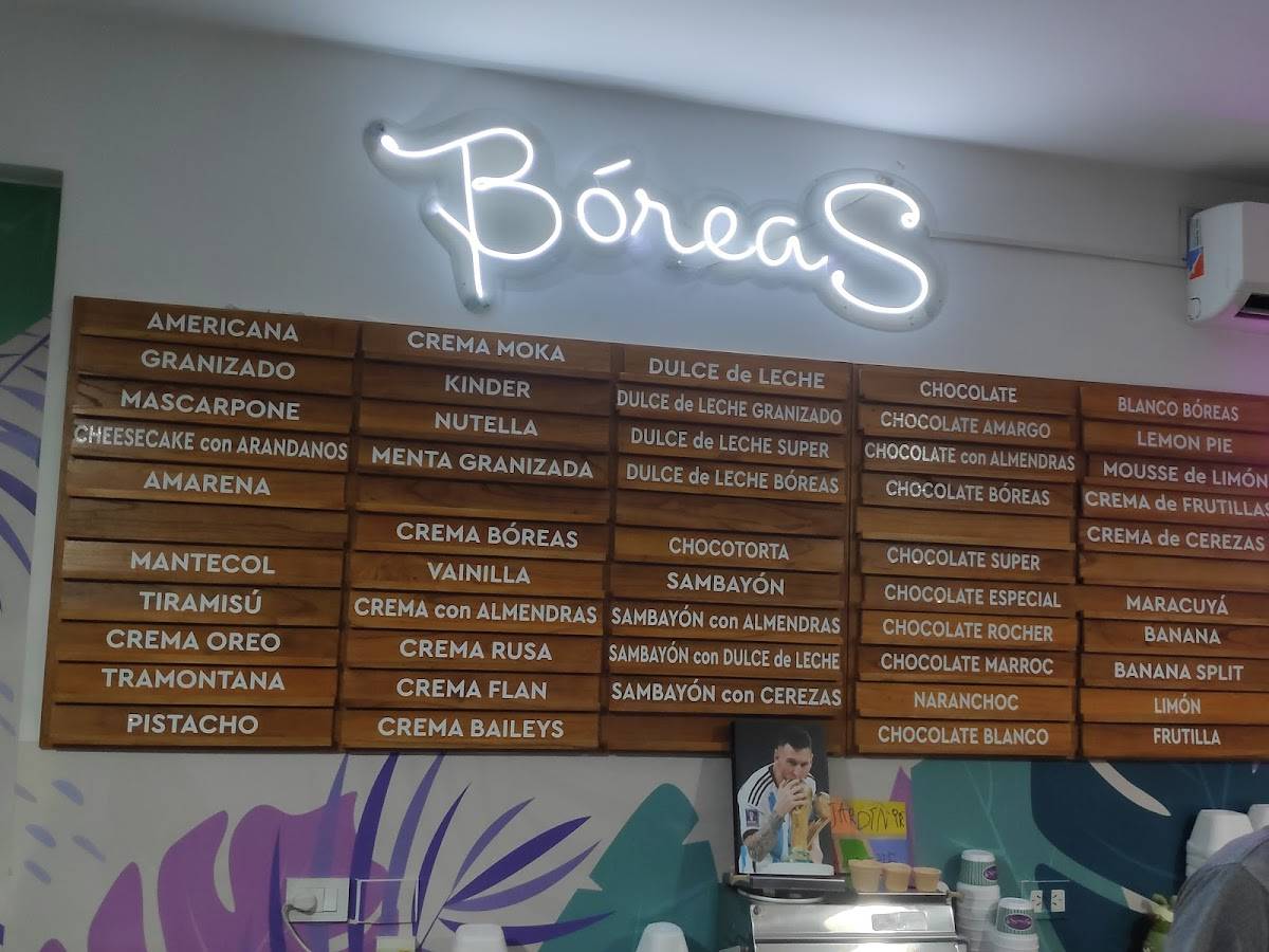 Heladería Boreas меню