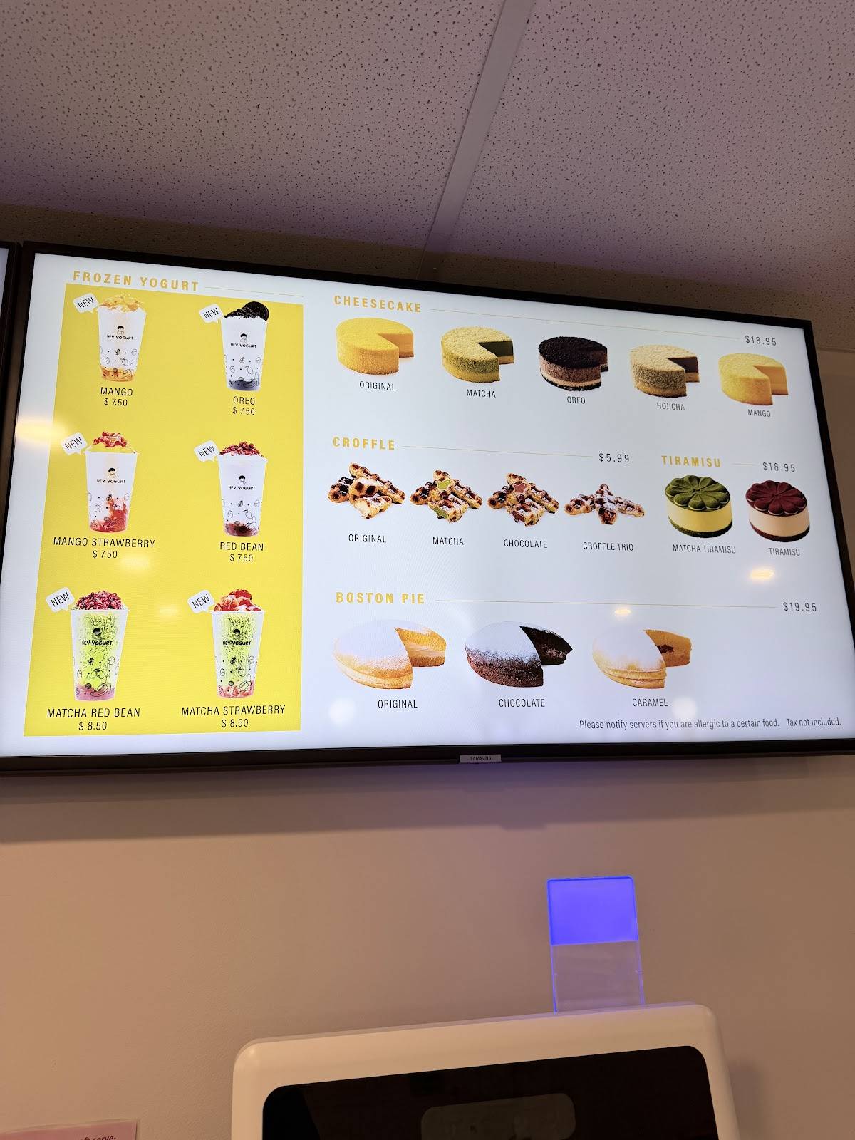 Hey Yogurt Ridgewood меню