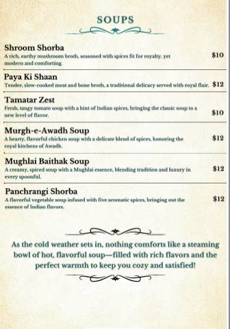 Hichki - Modern Indian Fine Dining меню