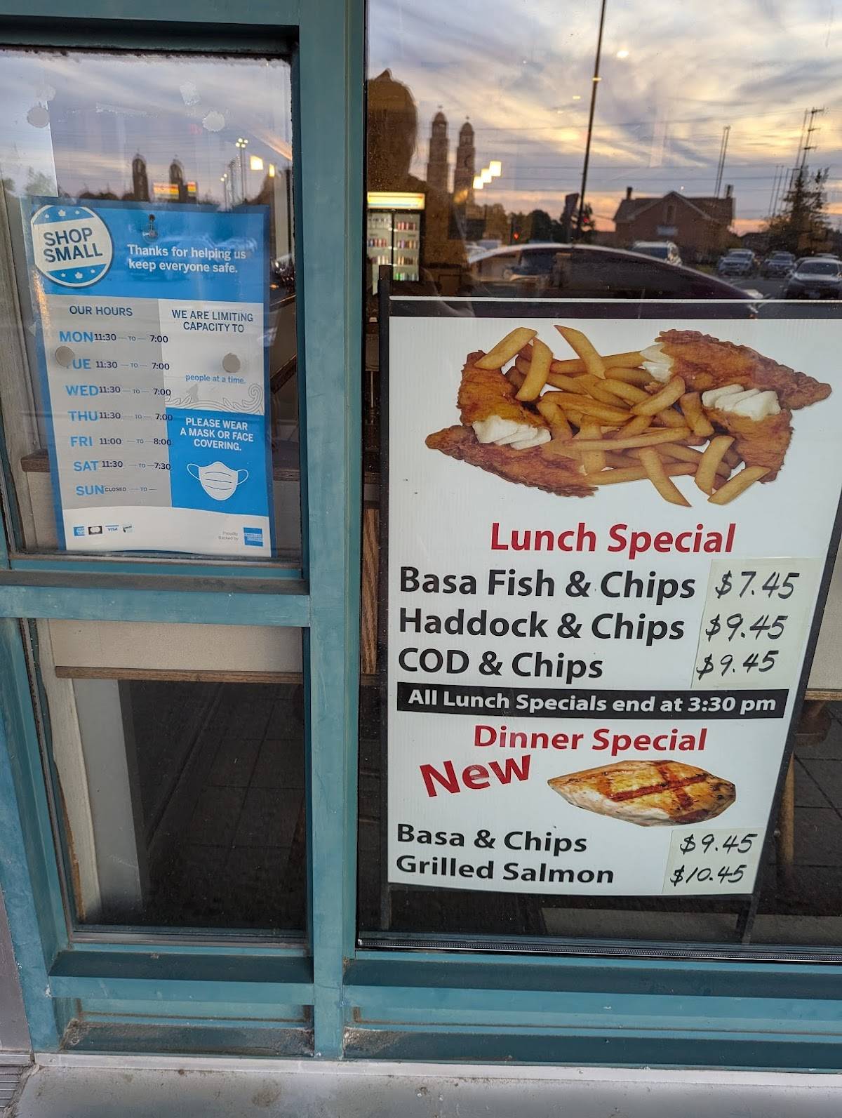 Homestyle Fish & Chips меню