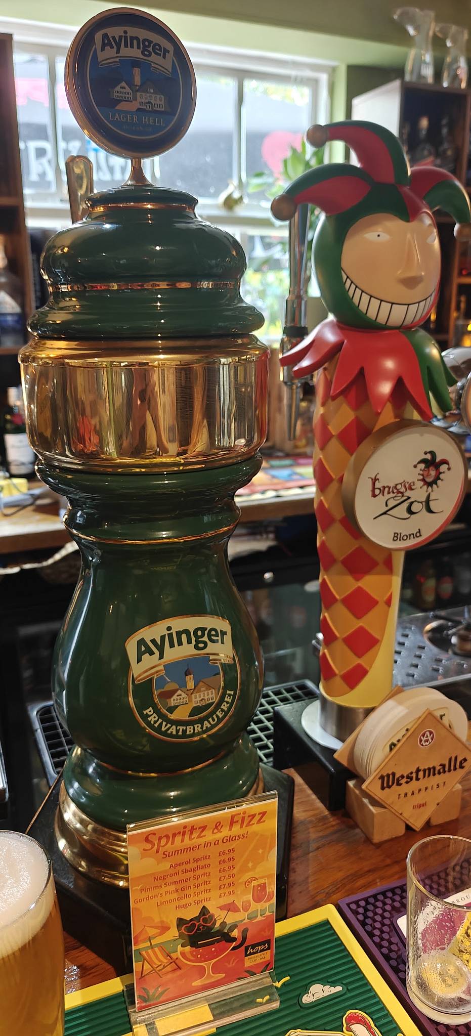 Hops Belgian Bar меню