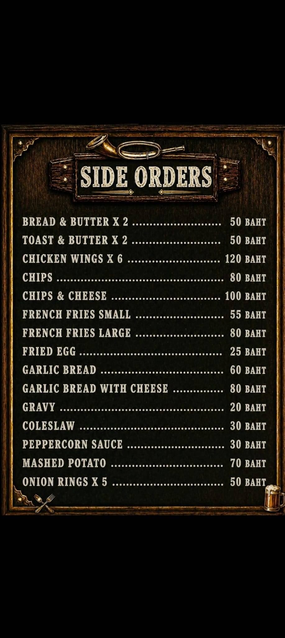 Horn Pub Food & Drinks меню