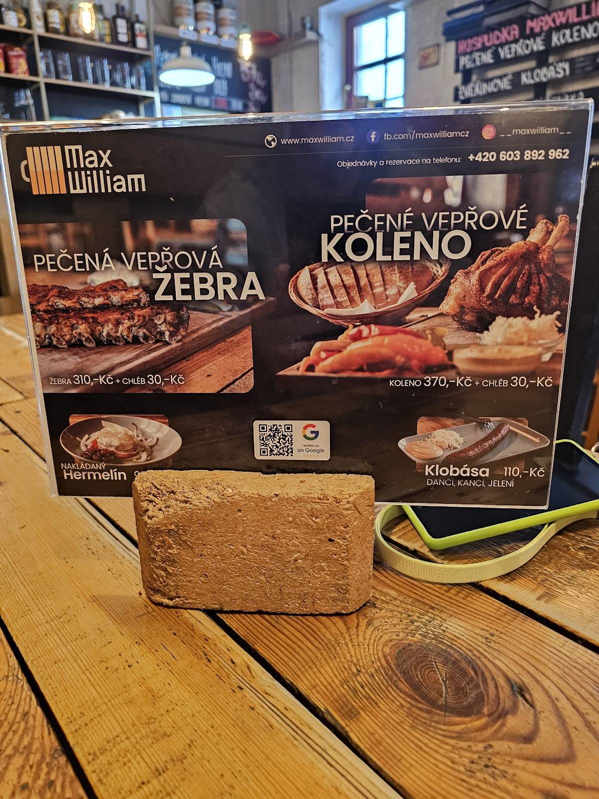 Hospůdka Maxwilliam меню