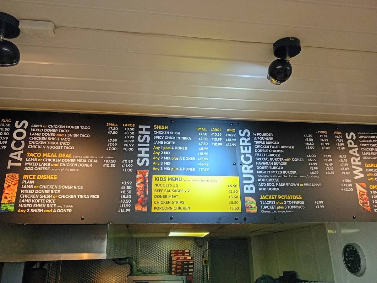 International Kebab & Pizza House меню