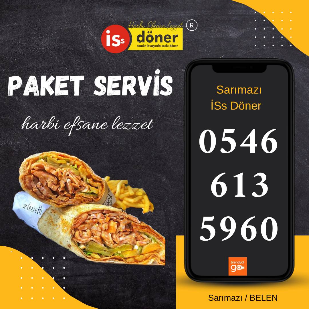 İss Döner Sarımazı меню