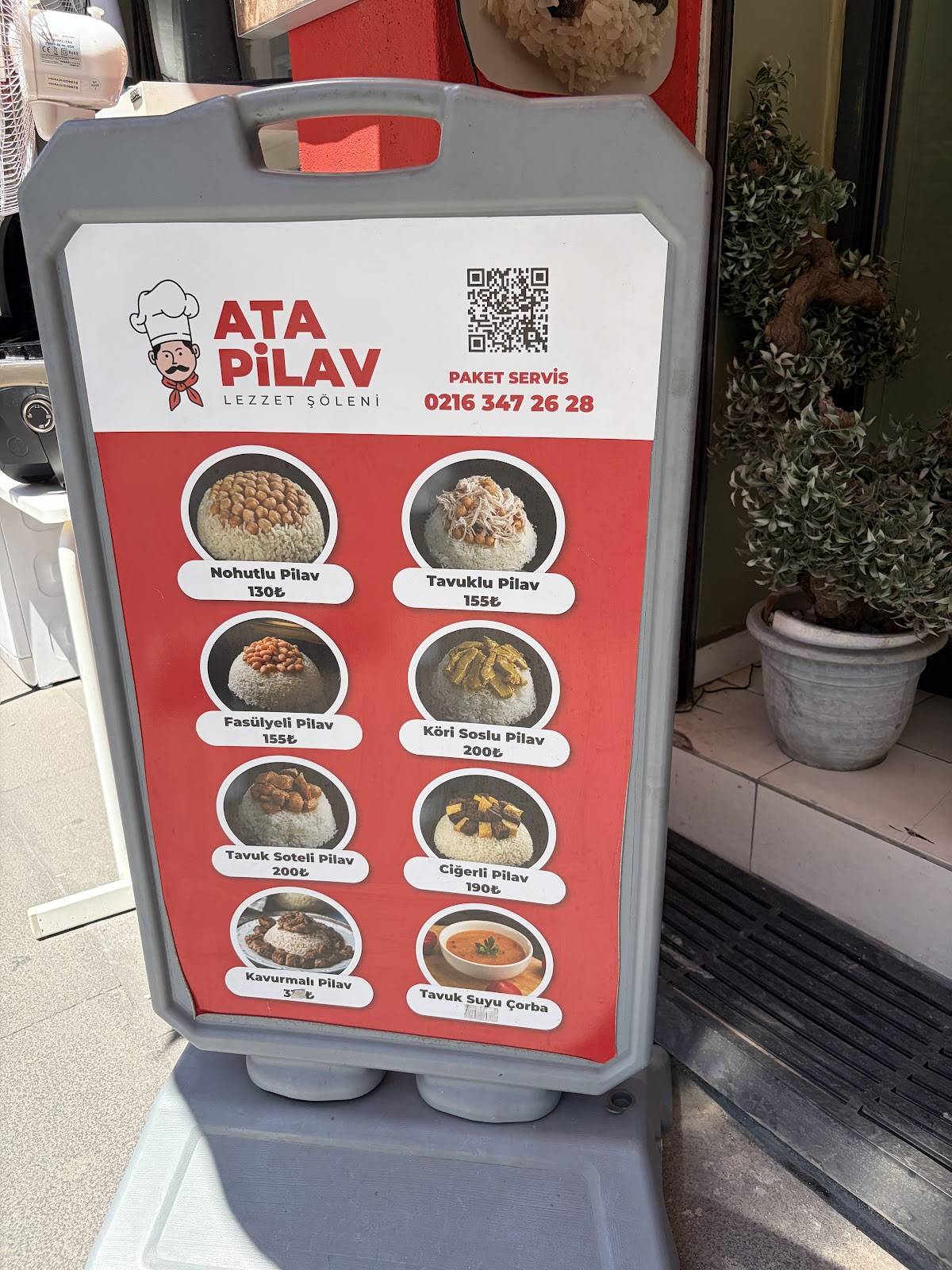 ATA PILAV меню