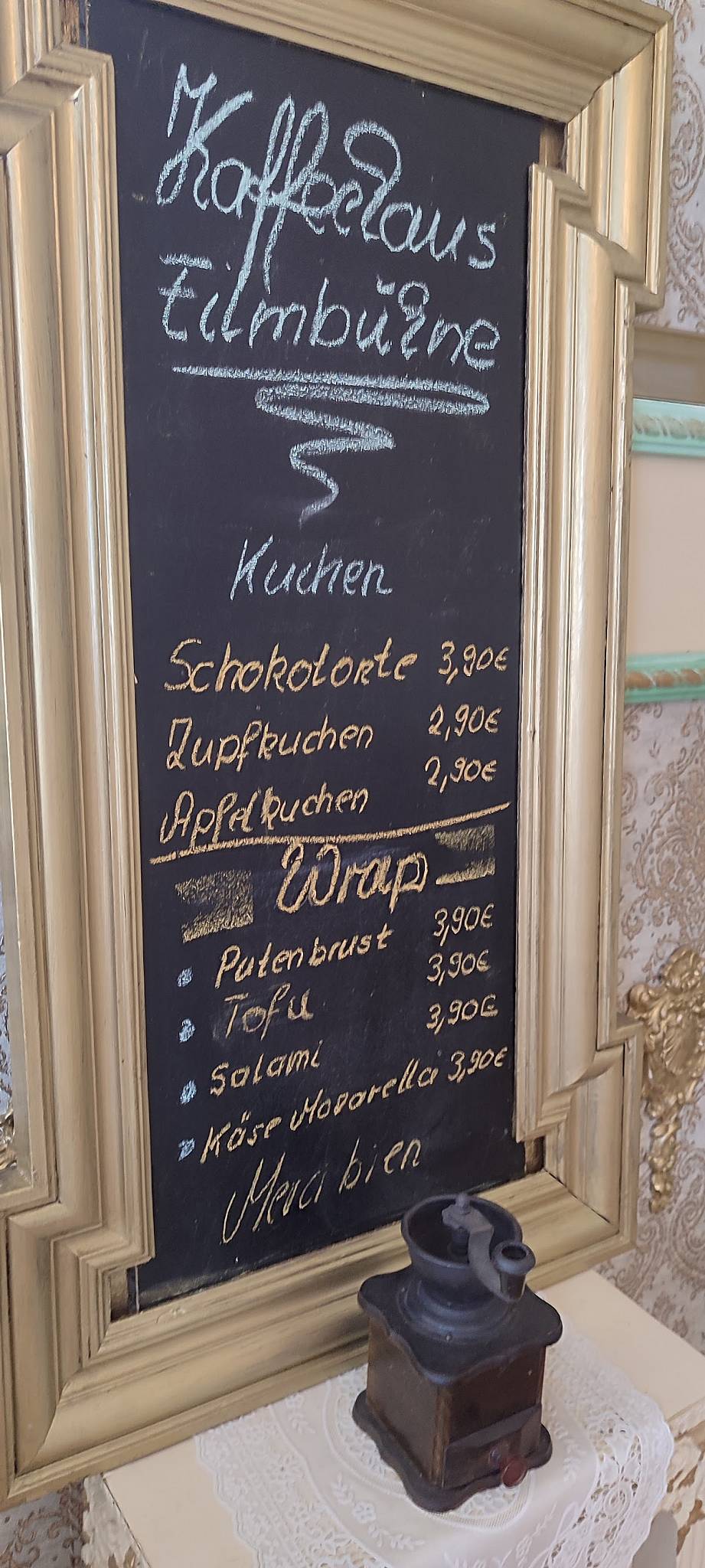 Kaffeehaus Filmbühne меню