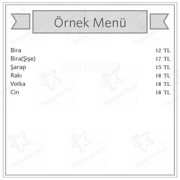 Kalabalık меню