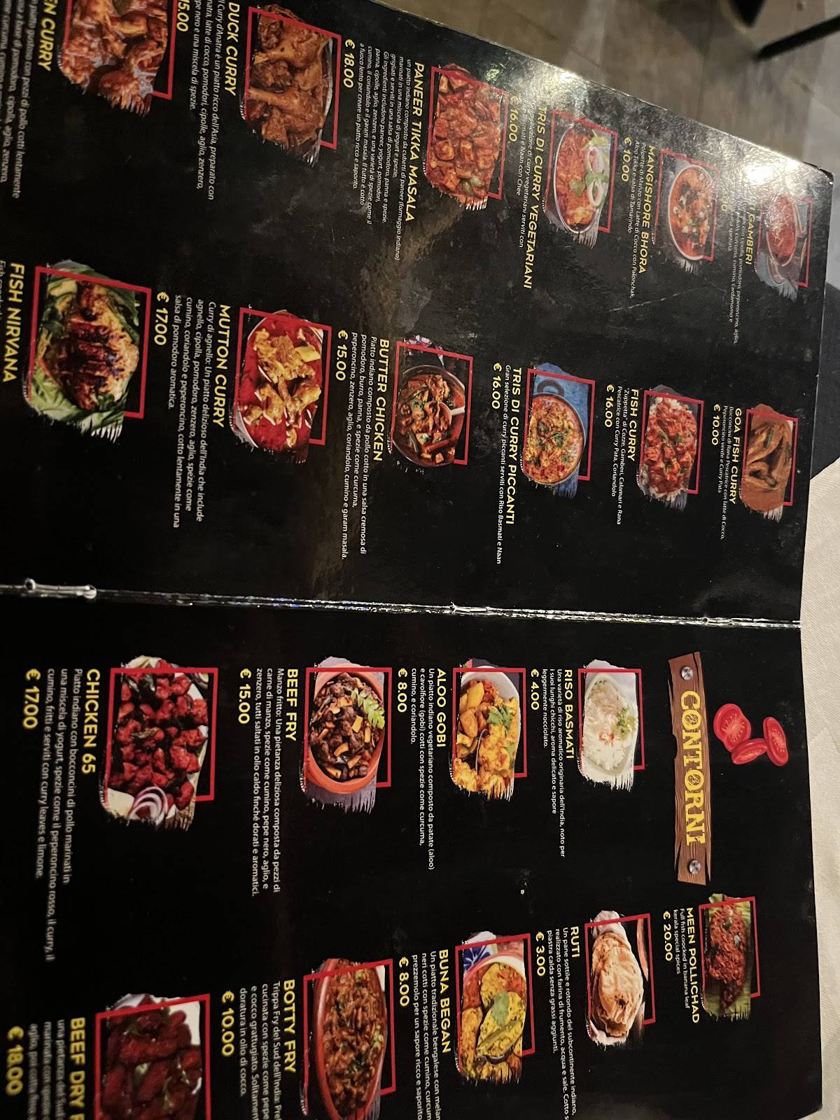 Kerala Tiger Tandoori - Ristorante Indiano меню