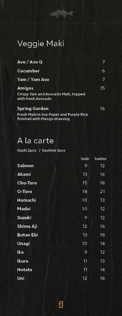 Kin Sushi - North York меню