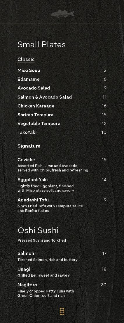 Kin Sushi - North York меню