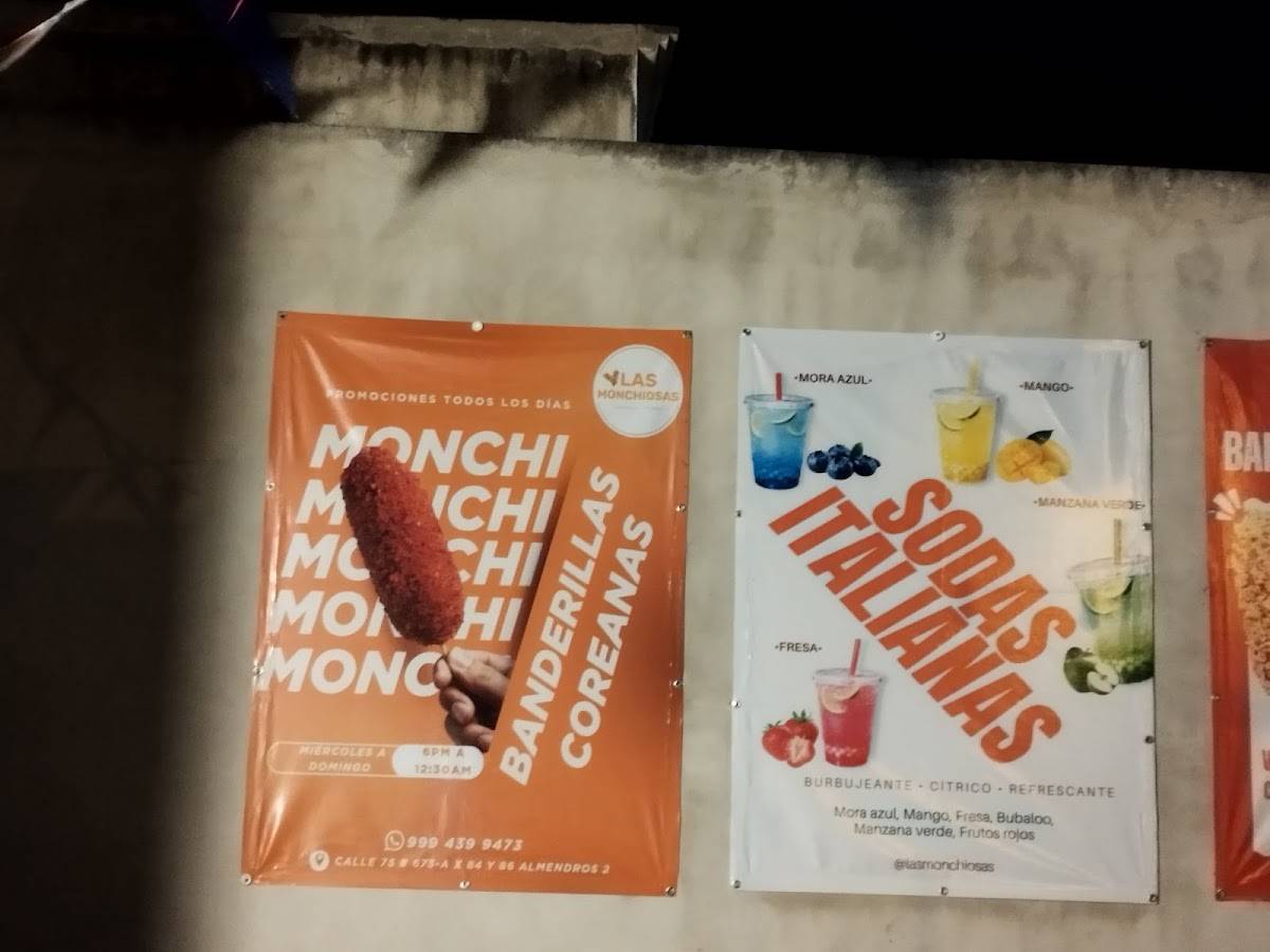 LAS Monchiosas меню