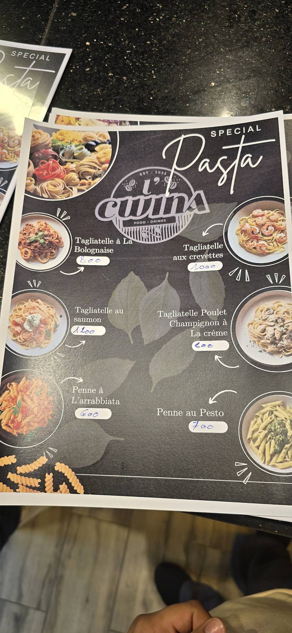 L’CWINA меню