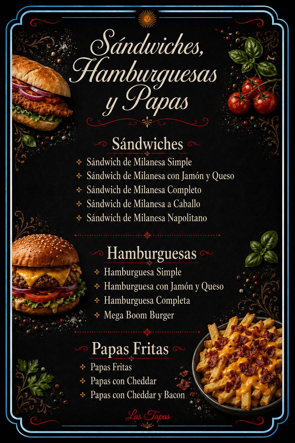 Las Tapas - Ricardo Rojas меню