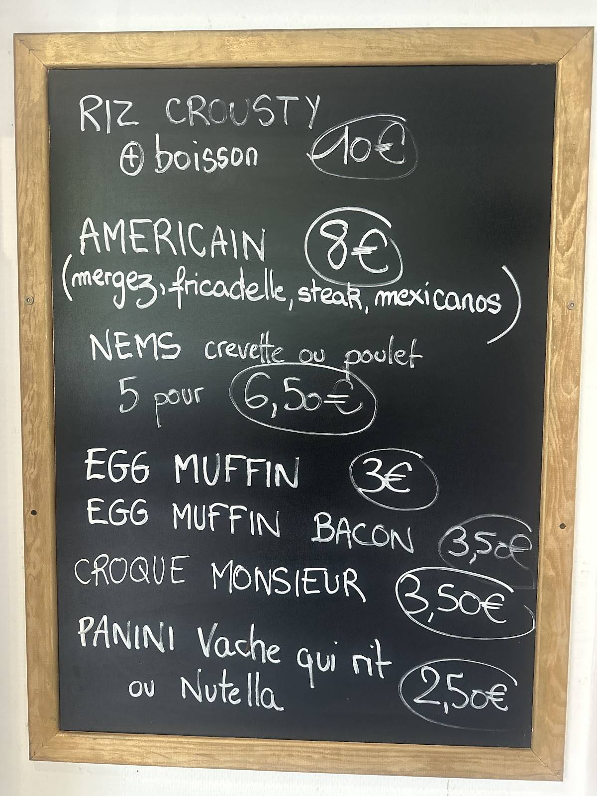 Le comico меню
