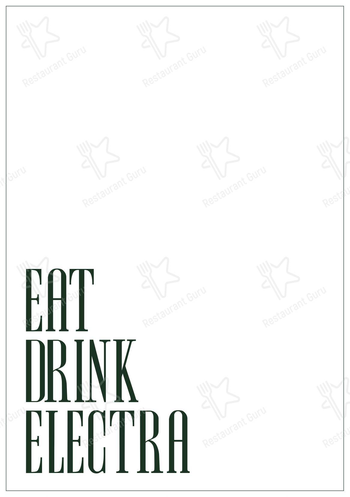 Level One Restaurant @ Electra House Hotel в Аделаиде - Меню