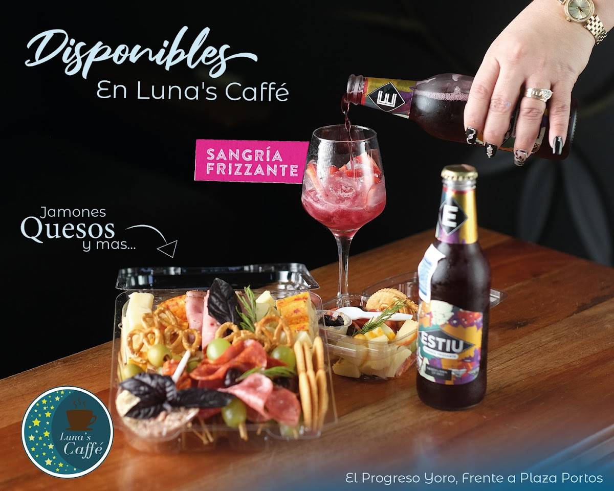 Luna's Caffé меню
