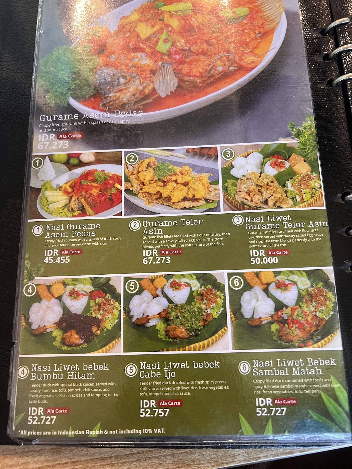 MELODI RASA Resto меню