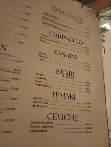 MUME RESTO BAR меню
