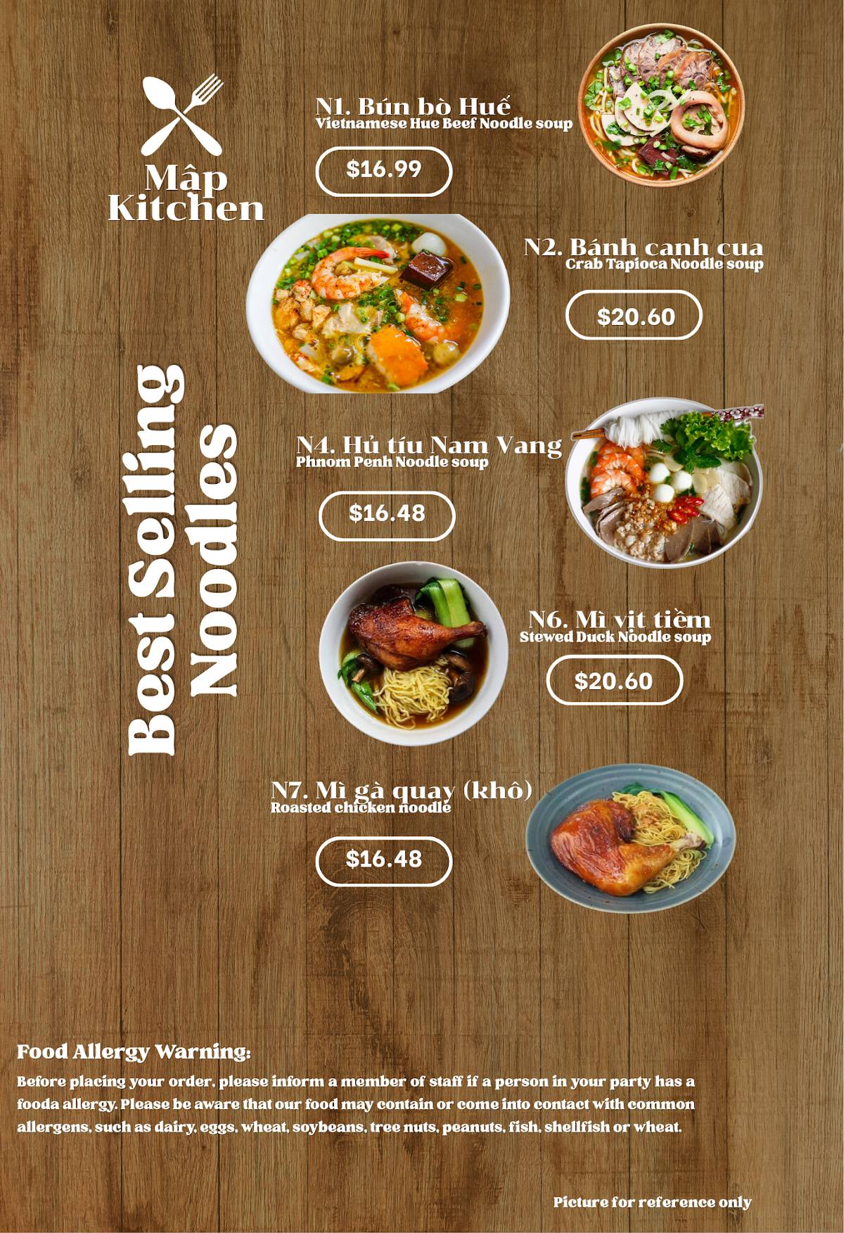 Mập Kitchen меню