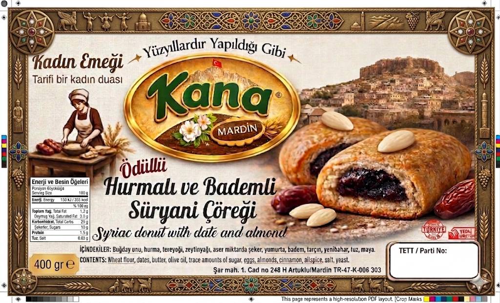 Mardin Süryani Çöreği – Kana Shop меню