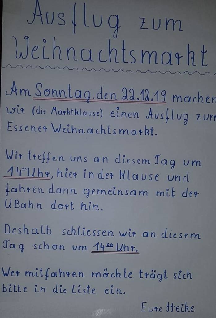 Marktklause - Altenessen меню