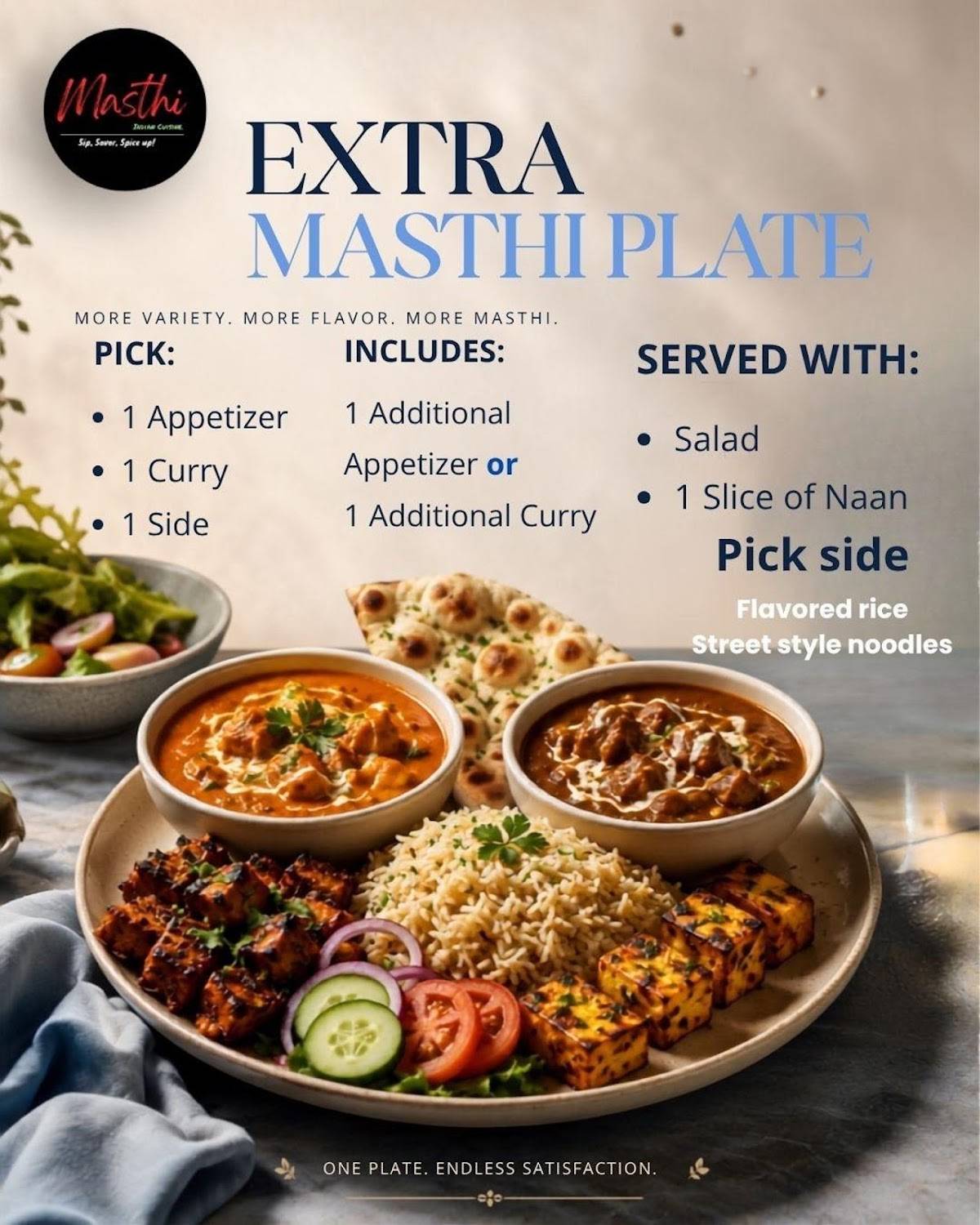 Masthi Indian Cuisine меню