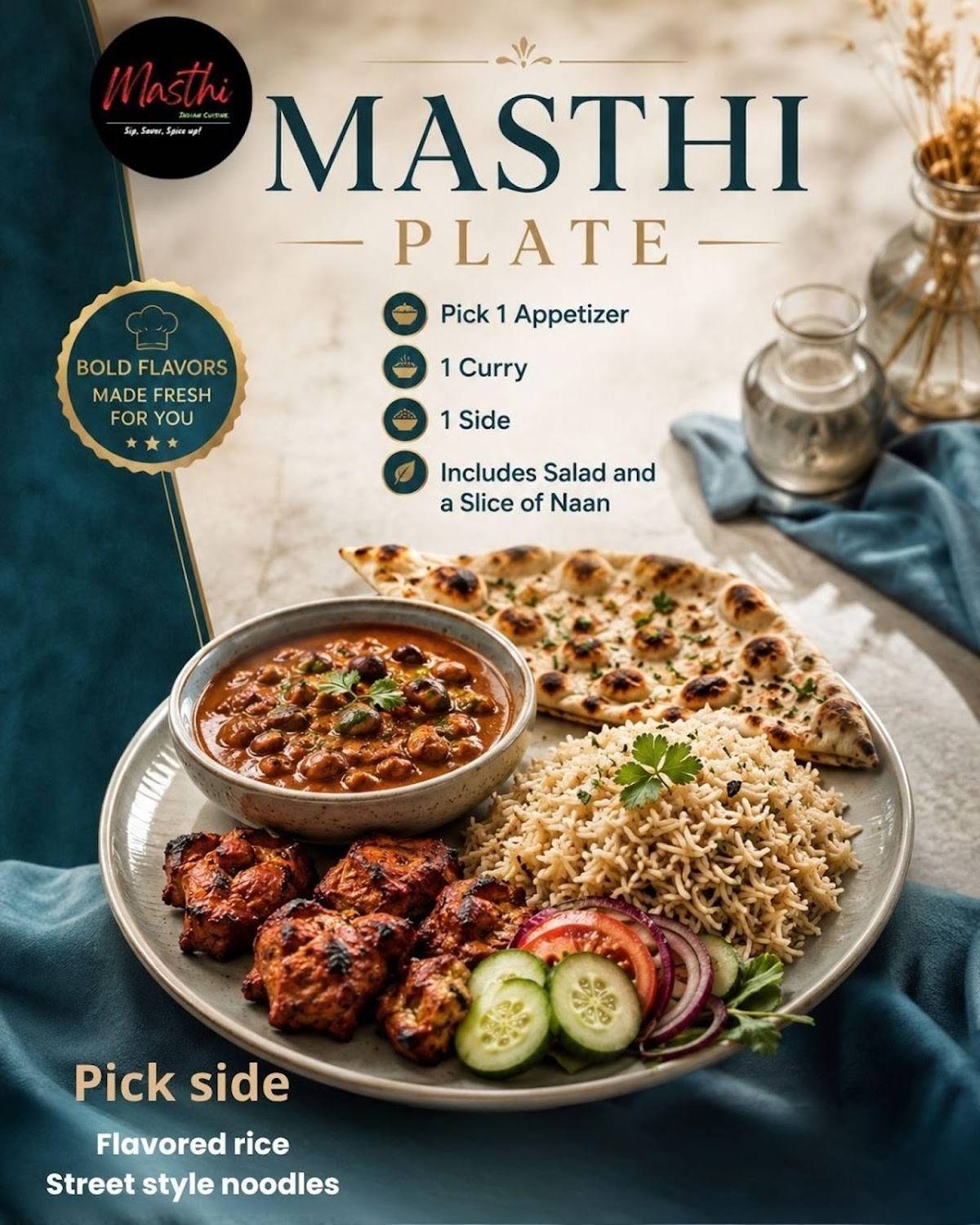 Masthi Indian Cuisine меню