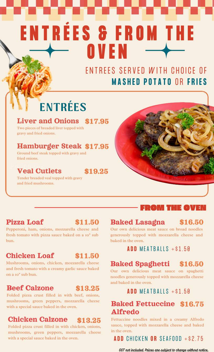 Max's Drive-in Restaurant меню