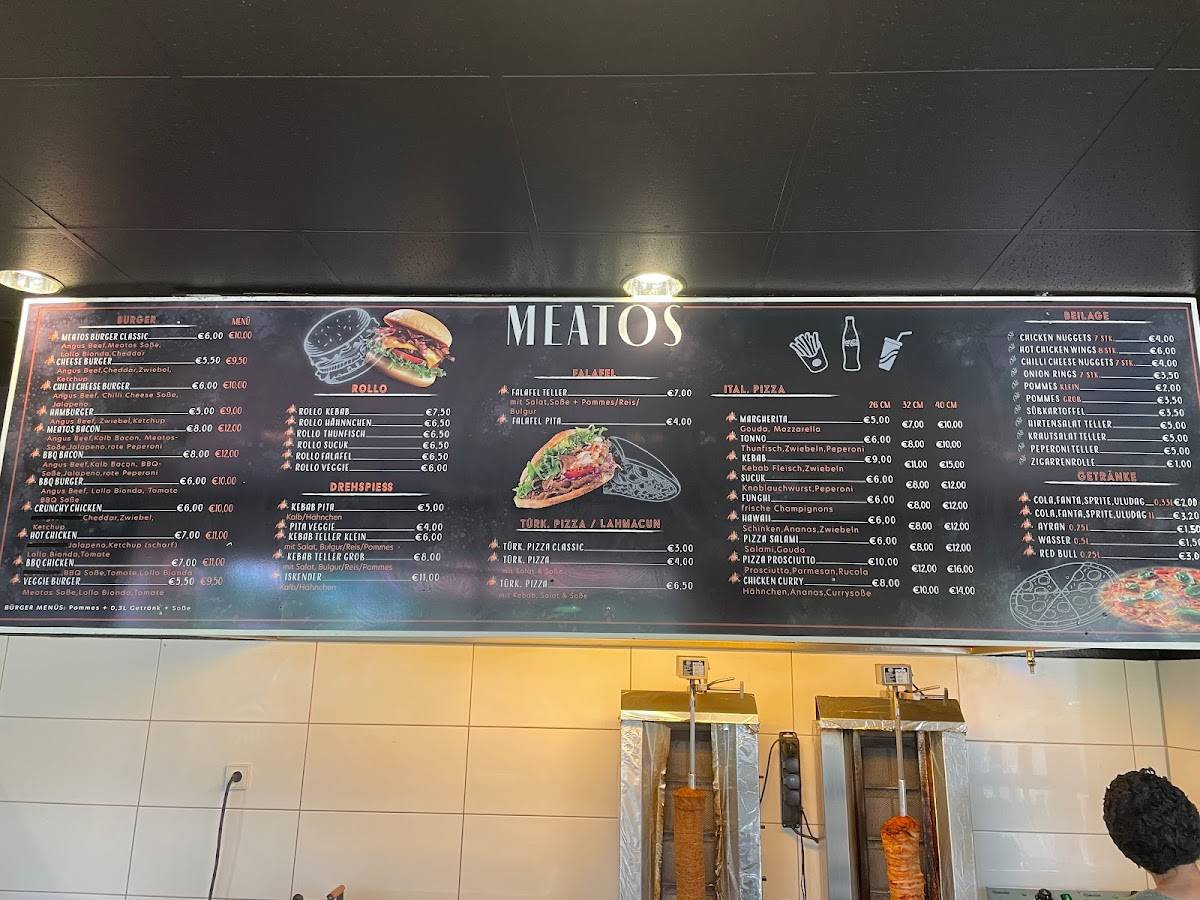 Meatos меню