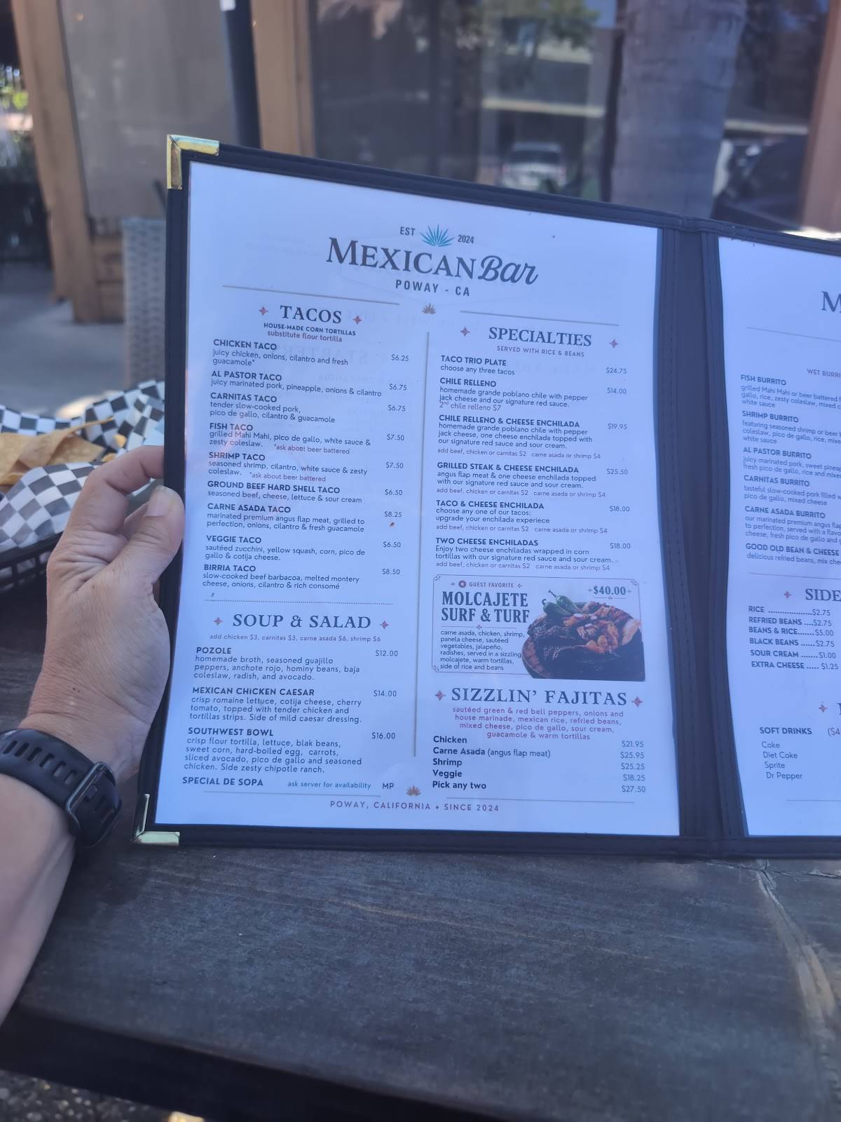 MexicanBar меню