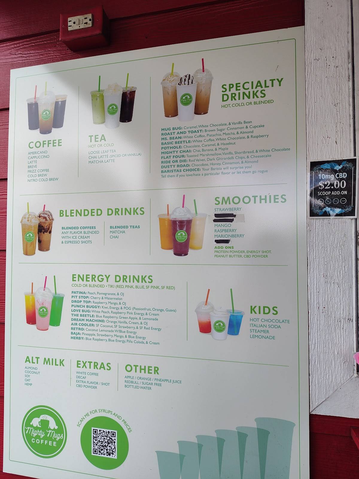 Mighty Mugs Coffee меню