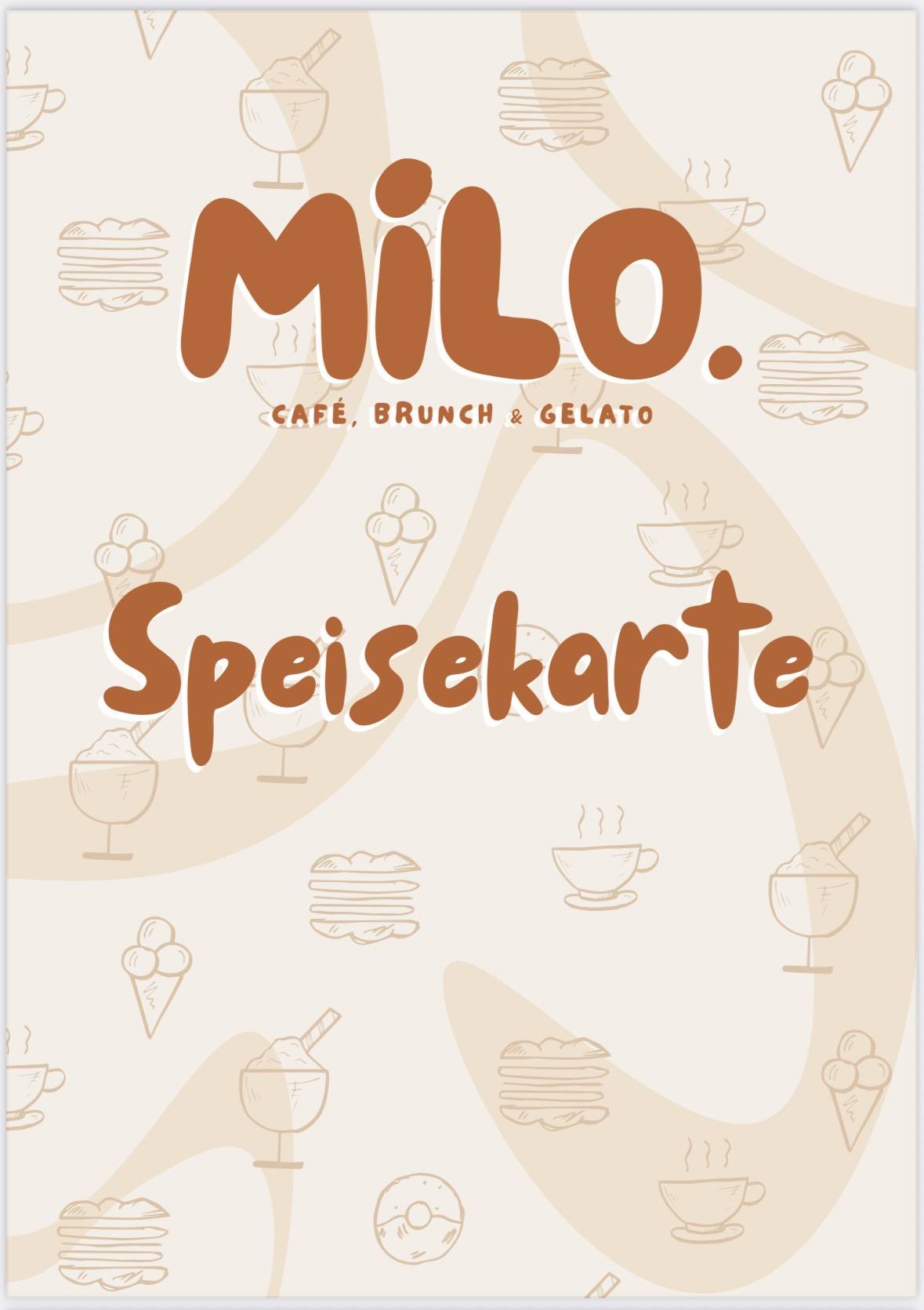 Café Milo Bonn меню