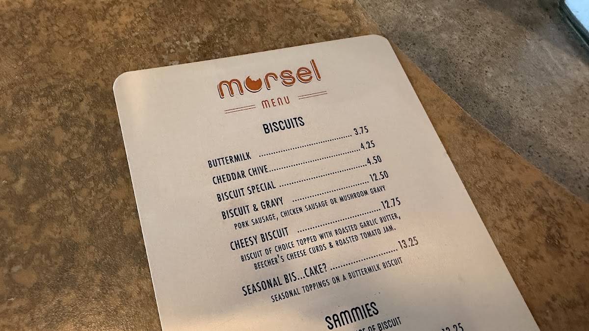 Morsel меню