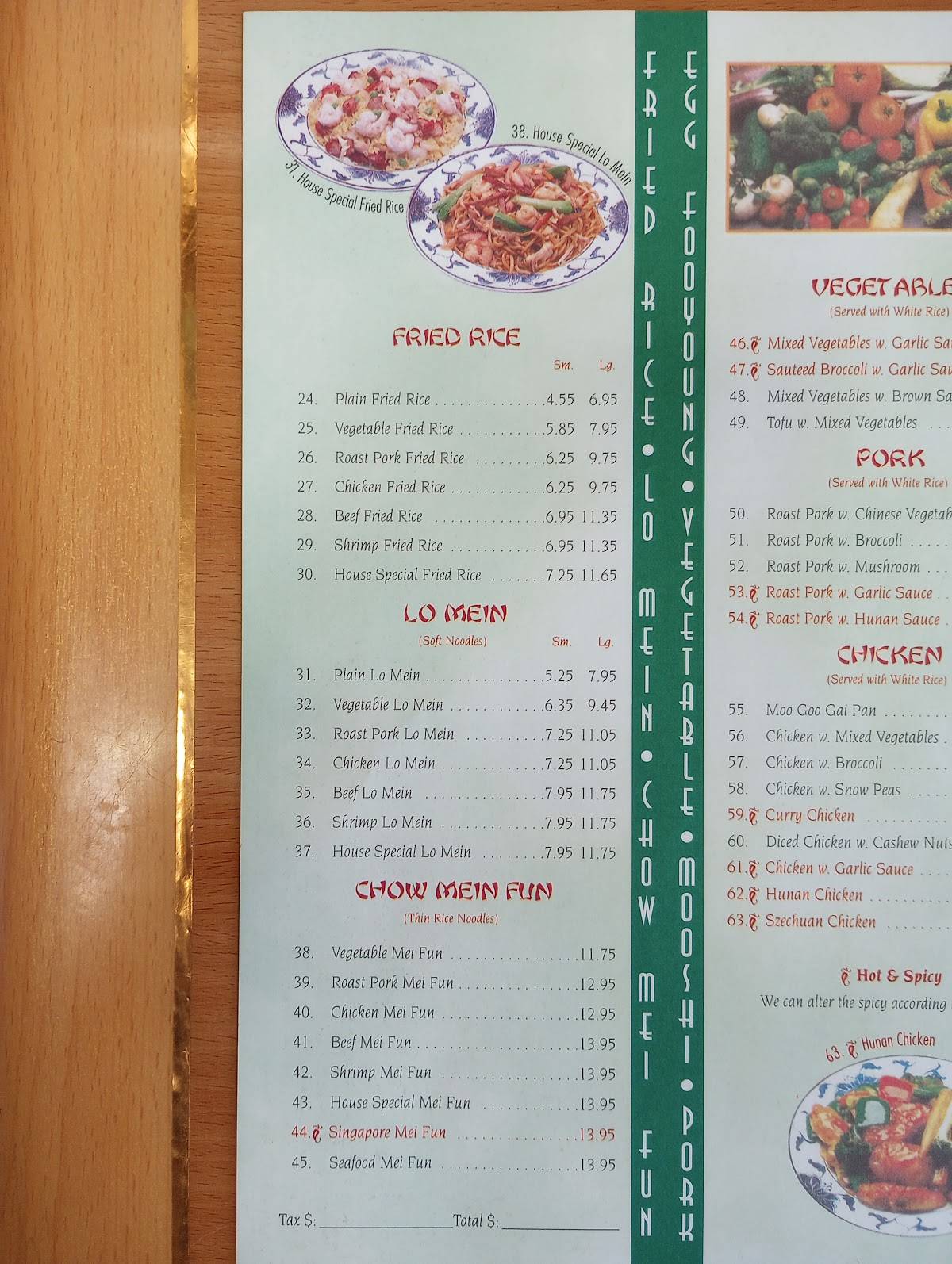 Number 1 Kitchen меню