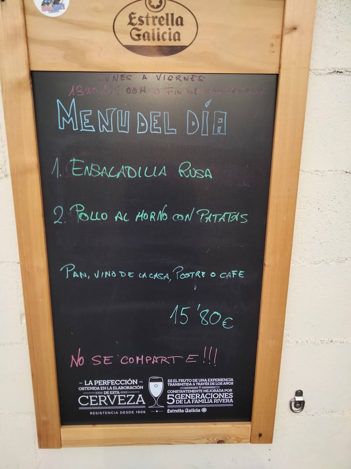 O Bodegón меню