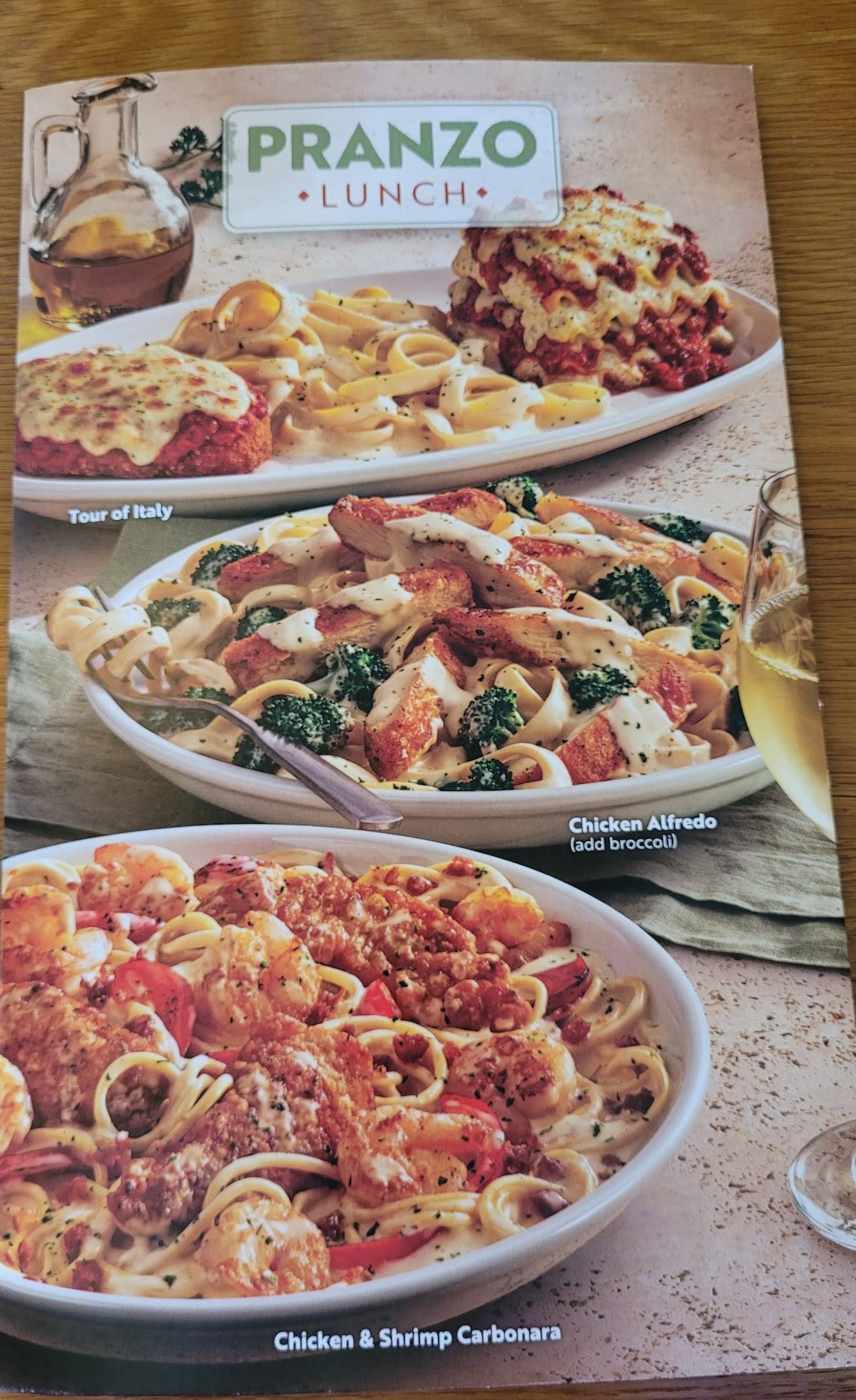 Olive Garden Italian Restaurant меню