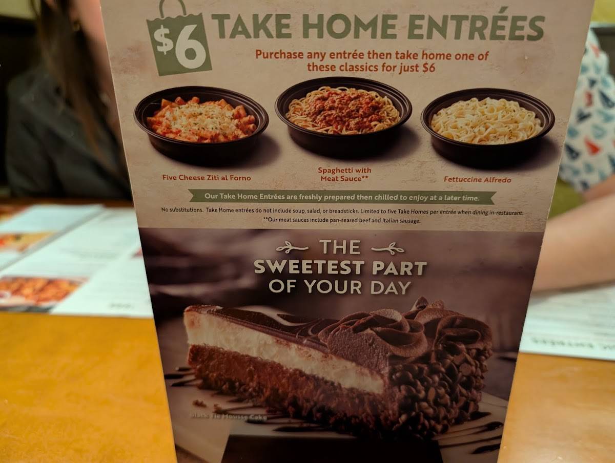 Olive Garden Italian Restaurant меню