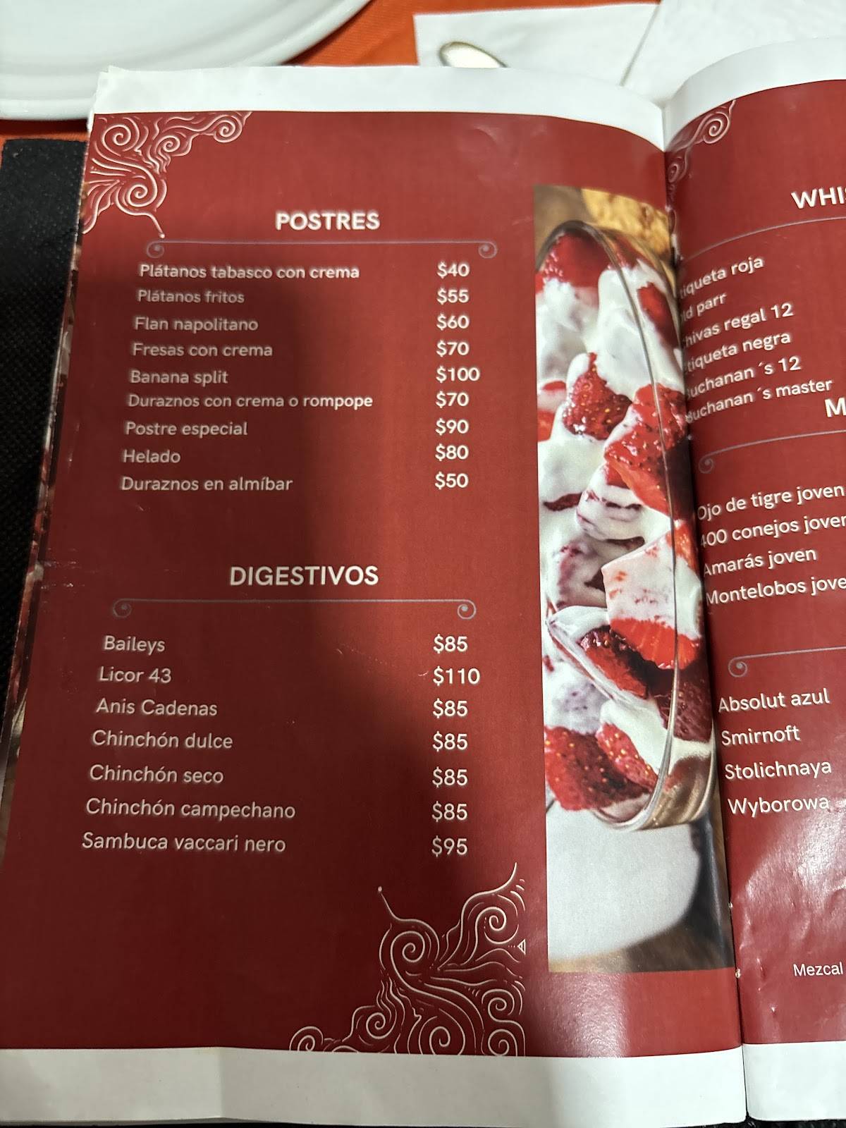 MARISCOS DON NICO PACHUCA меню