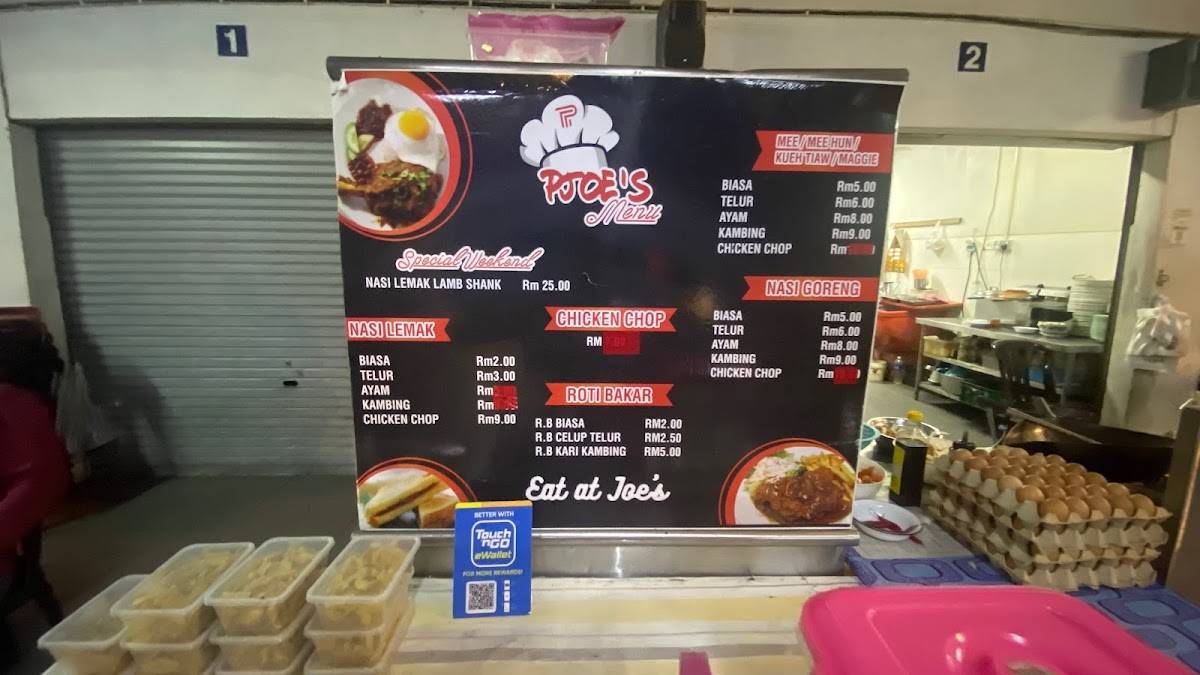 Pijoe’s Corner Rantau меню