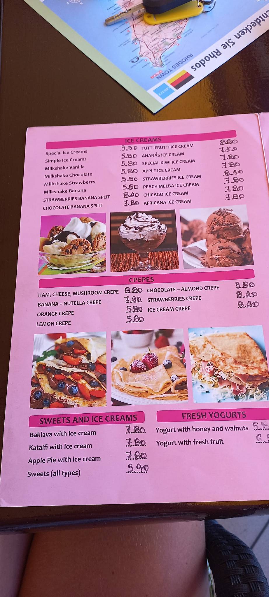 Pink Panther Cafe - Snack Bar меню