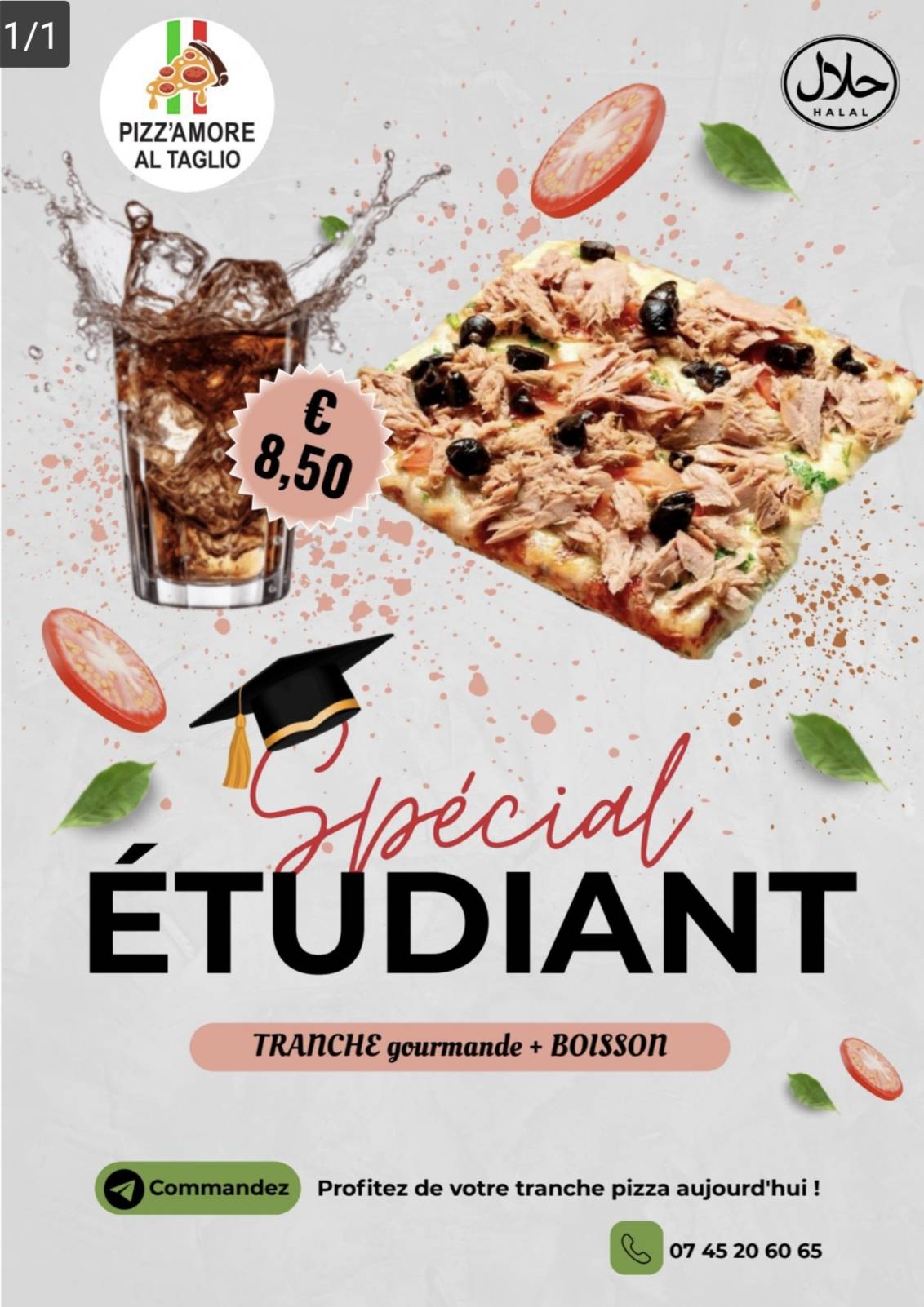 Pizz'Amore меню