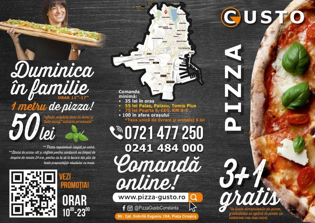 GUSTO меню