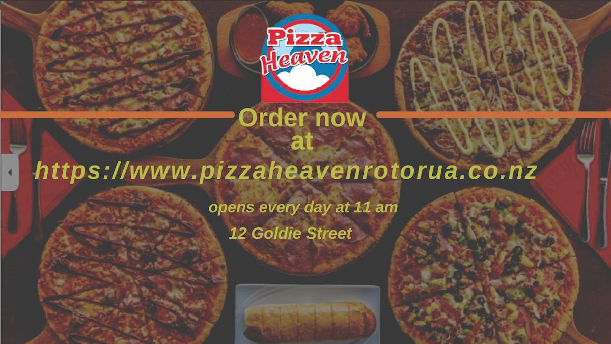Pizza Heaven Rotorua меню