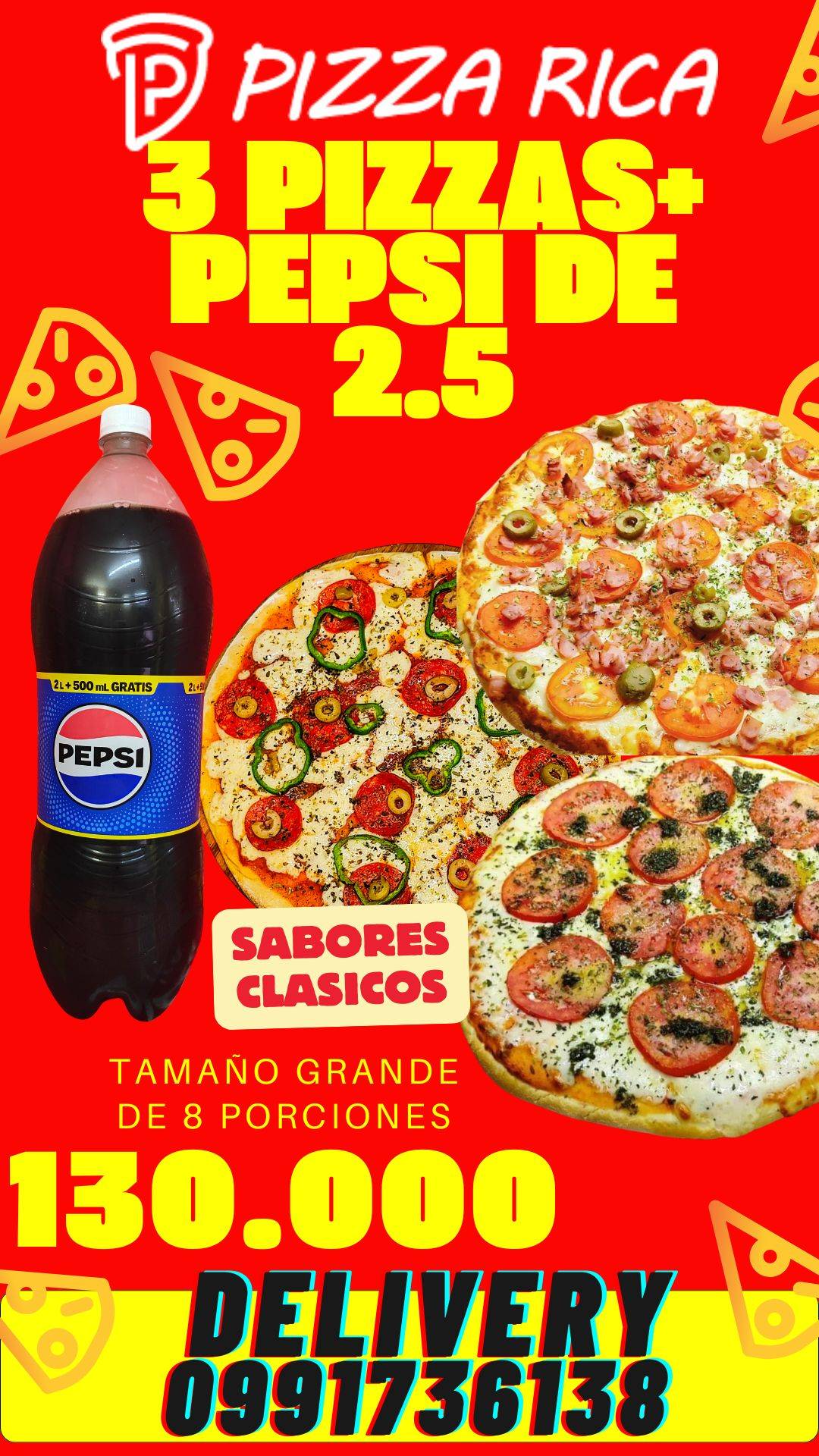 Pizza Rica меню