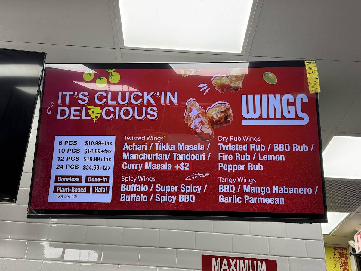 Pizza Twist меню