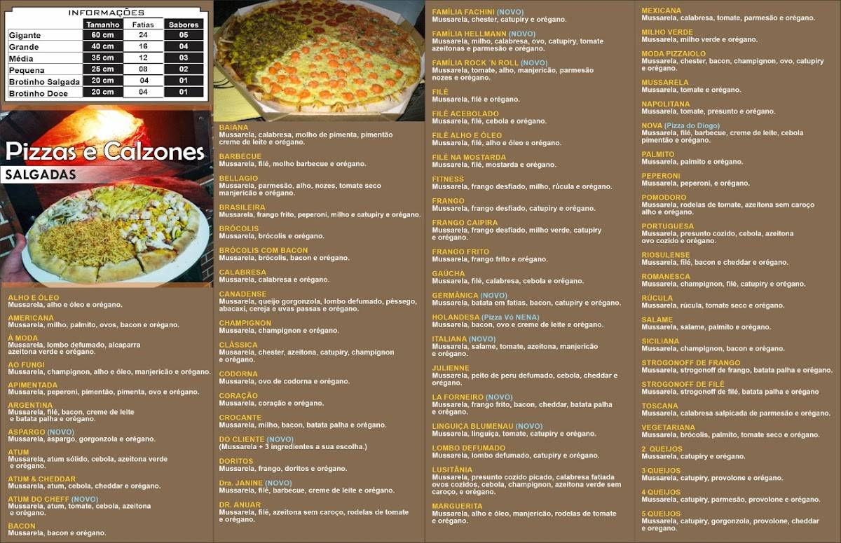 Pizza kids меню