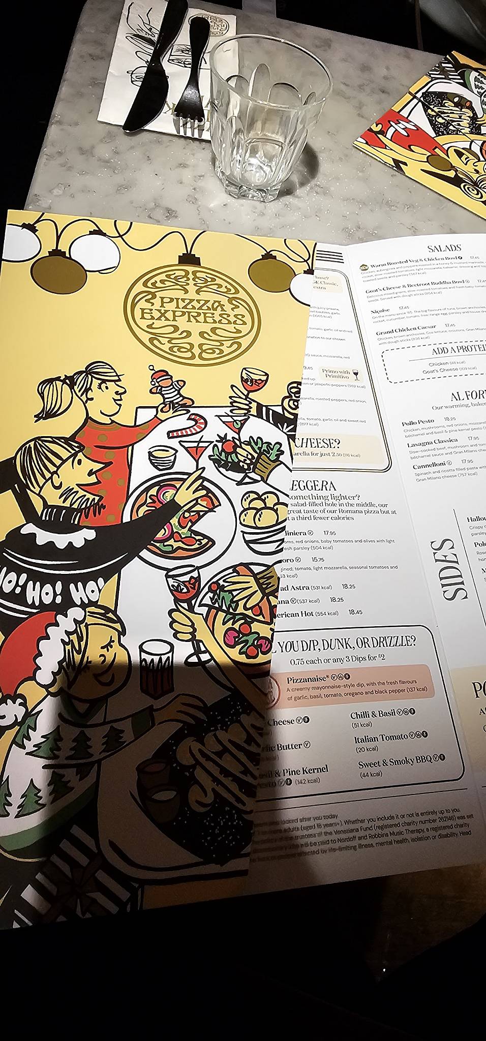 PizzaExpress меню