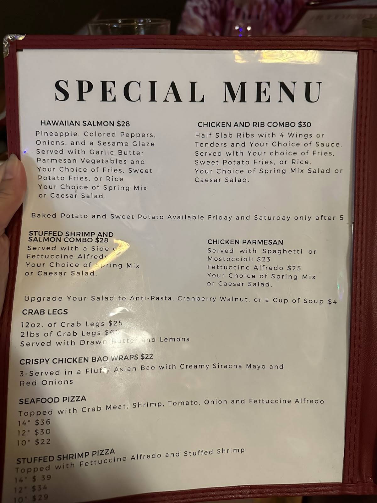 Angelina's Eatery & HUCO Brew Co. меню